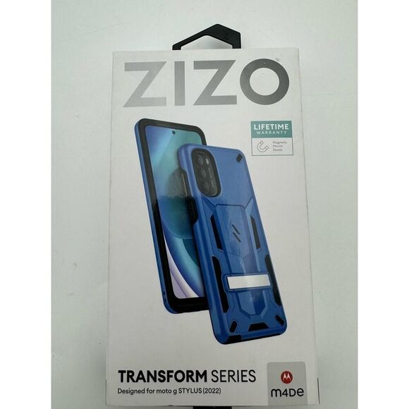 NWT ZIZO Transform Series Blue For Moto G Stylus 2022 Phone Case Kickstand Blue - Picture 1 of 3